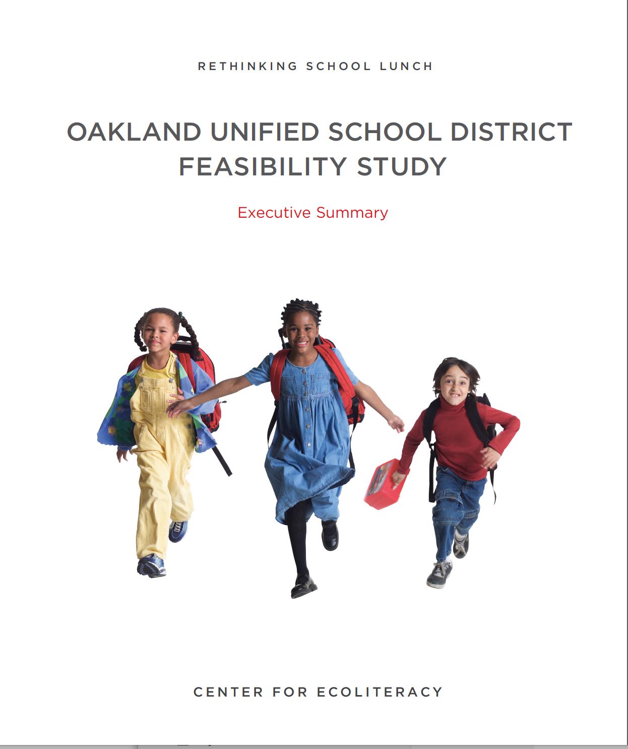 Rethinking School Lunch Oakland Feasibility Study cover