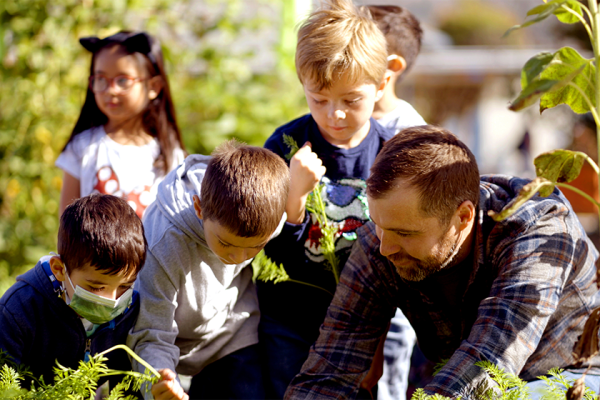 classroom in the garden