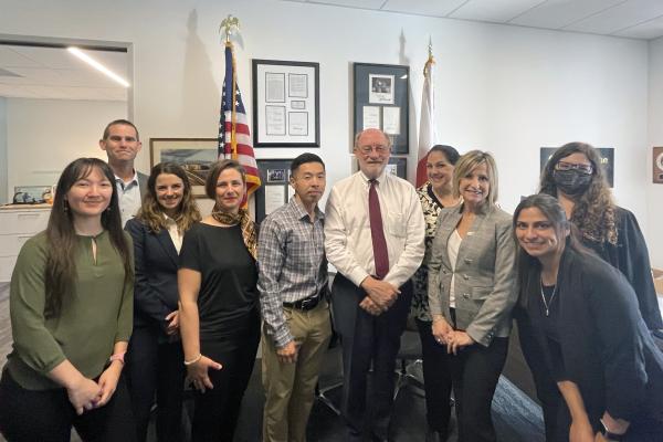 Center for Ecoliteracy staff and partners with Senator Laird 