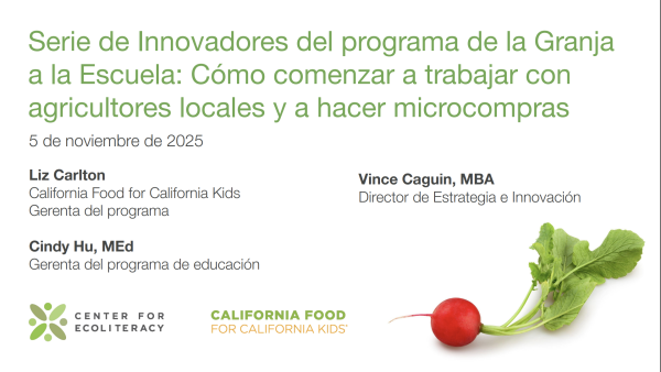 Serie de Innovadores del programa de la Granja a la Escuela