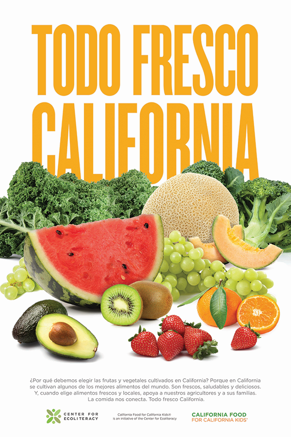 todo fresco california produce poster